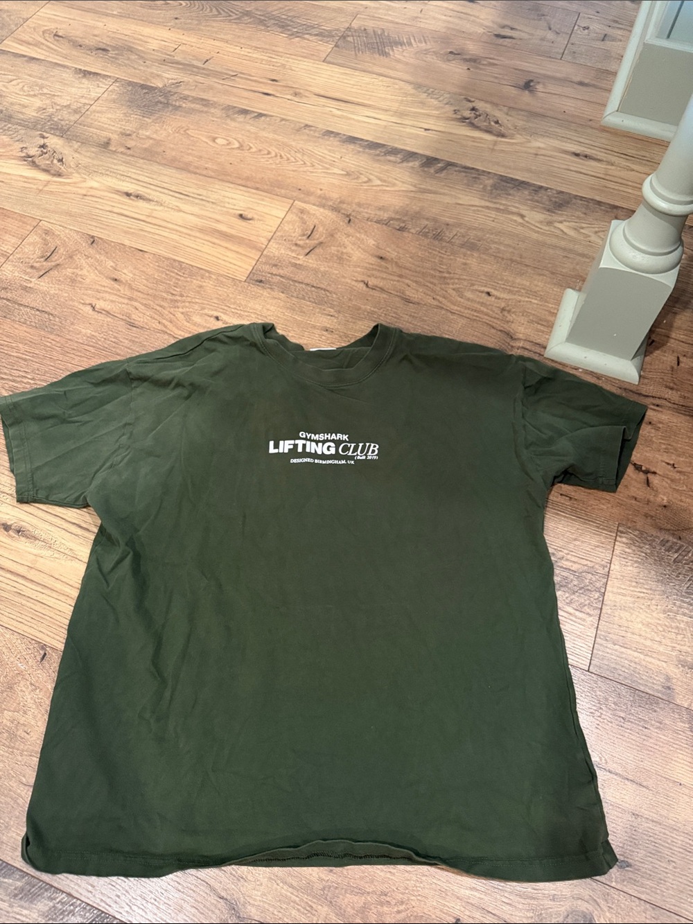 Gymshark Olive Green Lifting Club Short Sleeve Tee